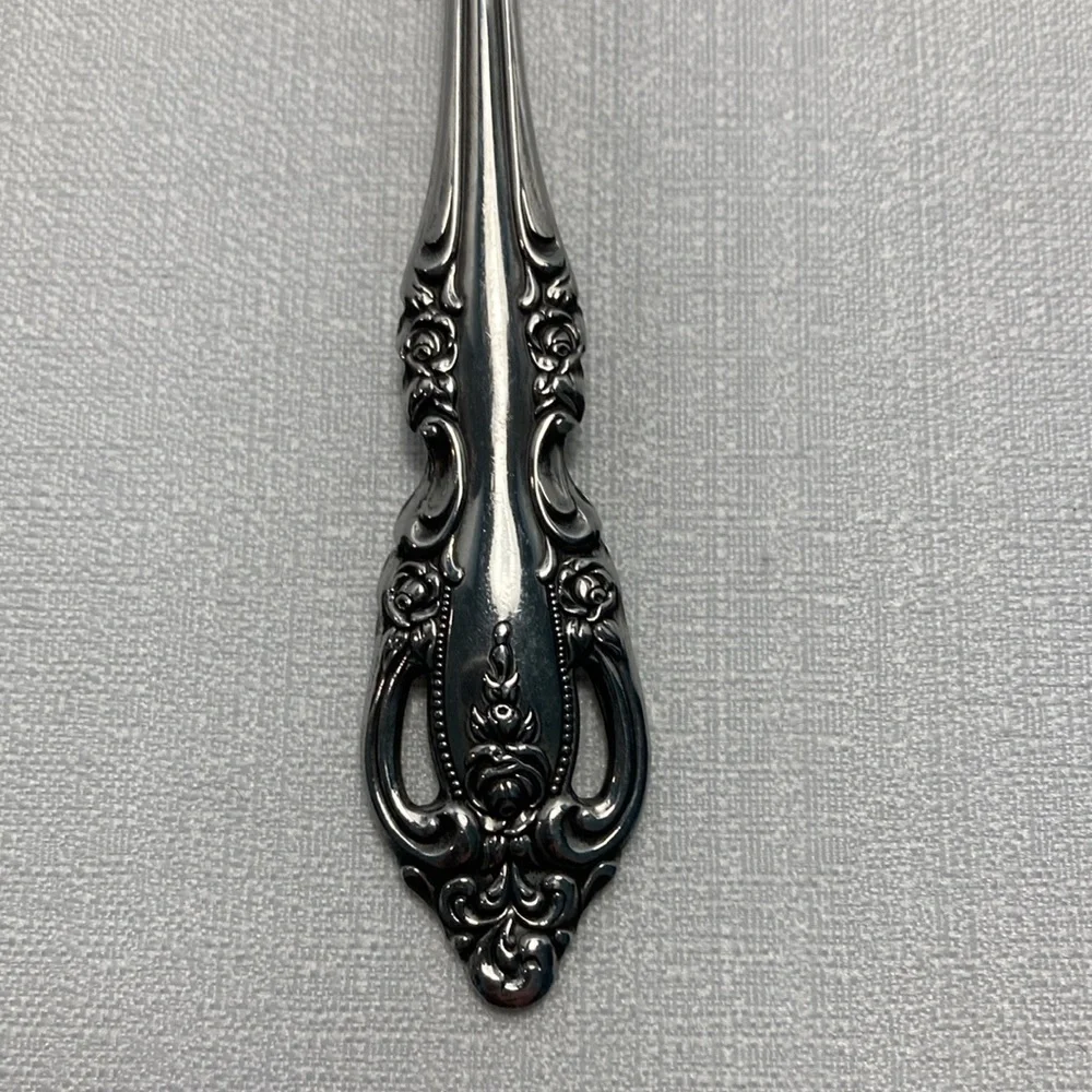 Oneida Community BRAHMS Stainless‎ Glossy Rose Flatware Teaspoon